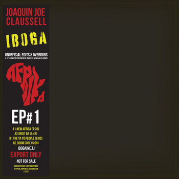 洋楽 Joaquin Joe Claussell Iboga Pressing 100 Copy Alert! IBOGA 12