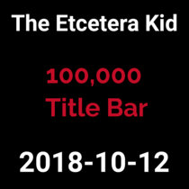 2018-10-12 - 100,000 Title Bar (live show) cover art