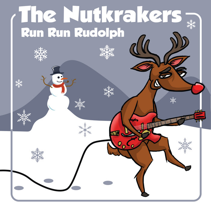 Baby Bodysuit Run Run Rudolph