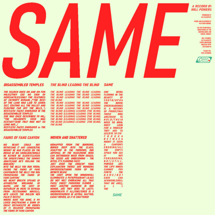 Same | Will Powers