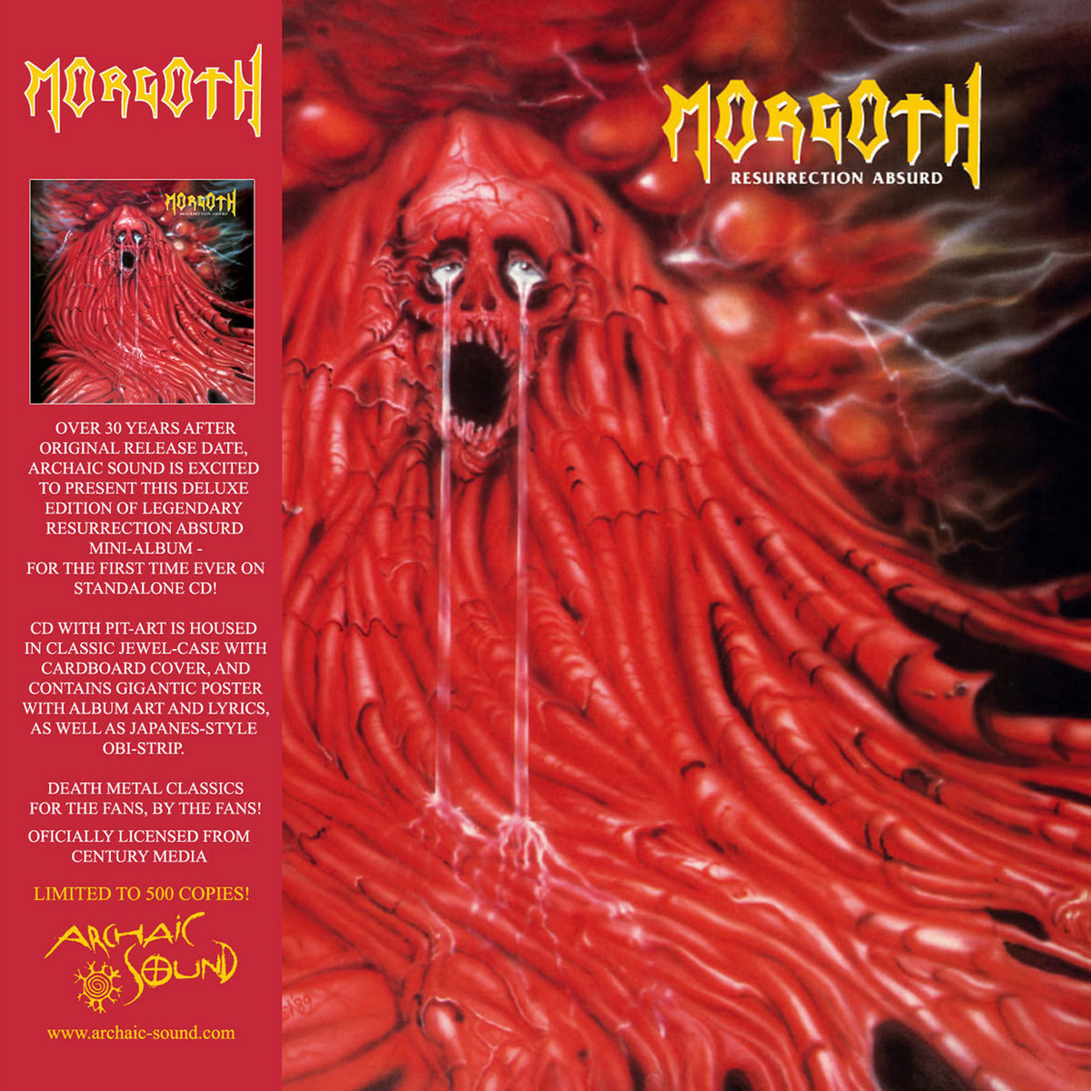 邦楽 Morgoth Resurrection Absurd LP Resurrection Absurd | MORGOTH | Archaic Sound