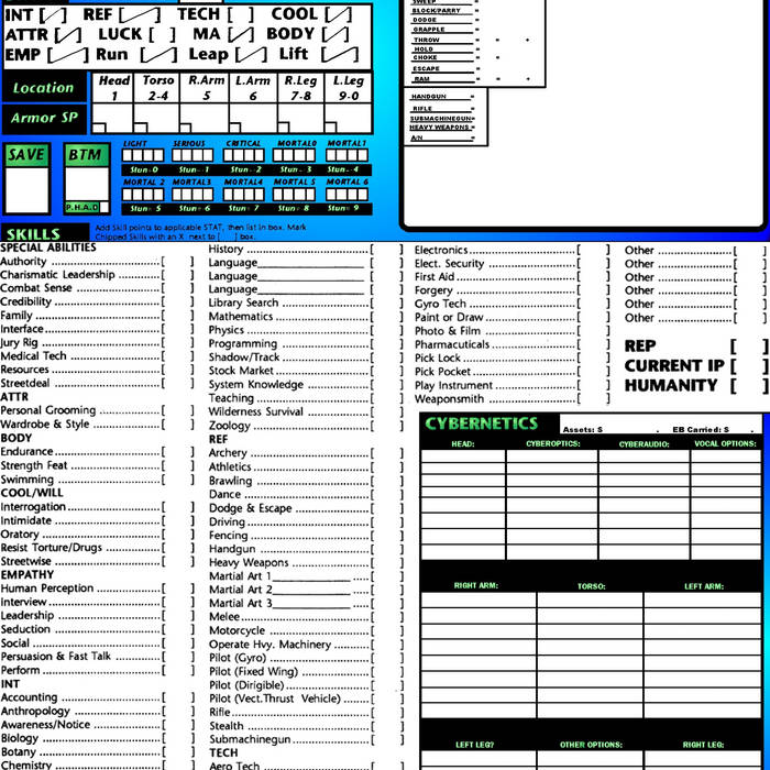 Cyberpunk V3 0 Core Rules V3 Dariheper