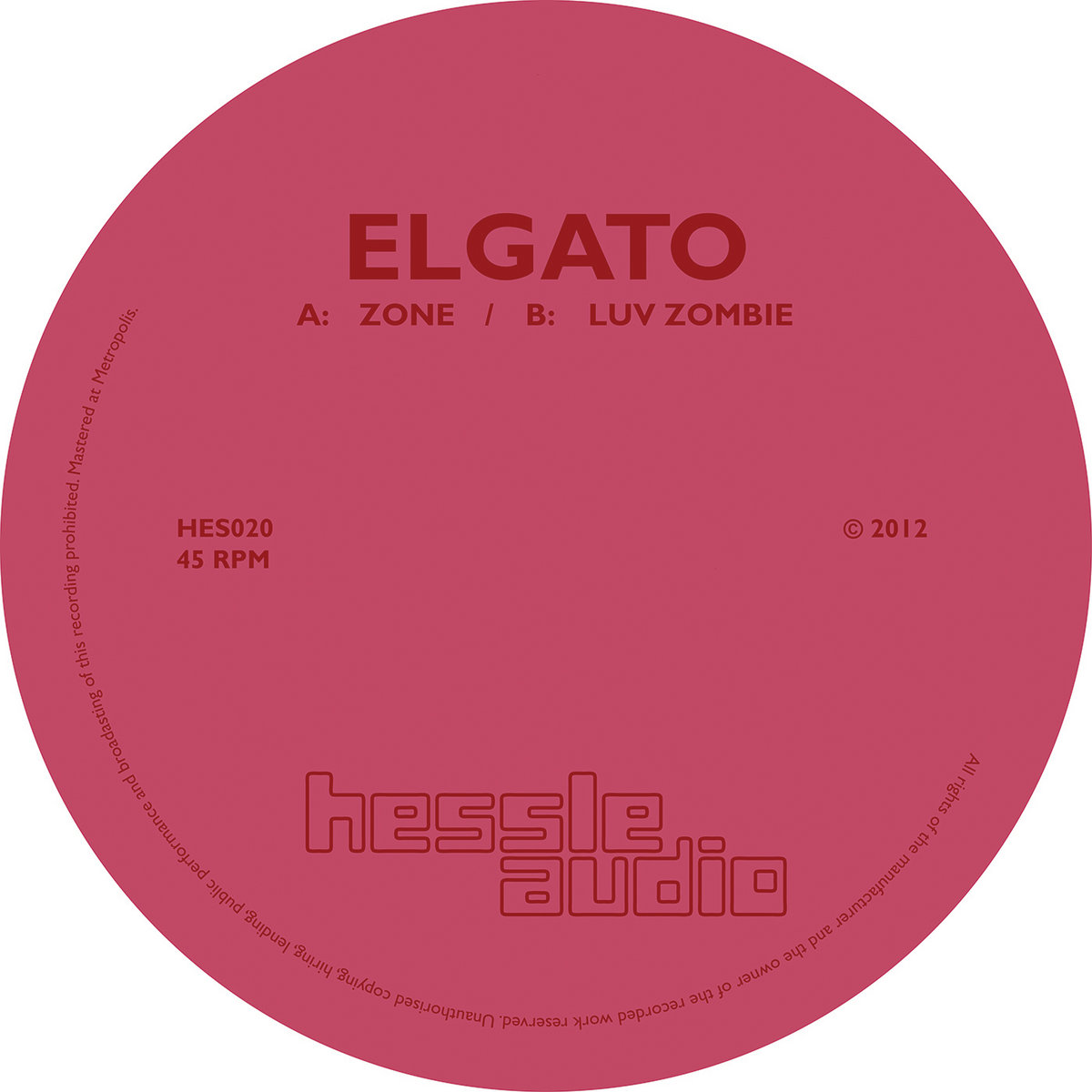 Zone / Luv Zombie | Elgato | Hessle Audio