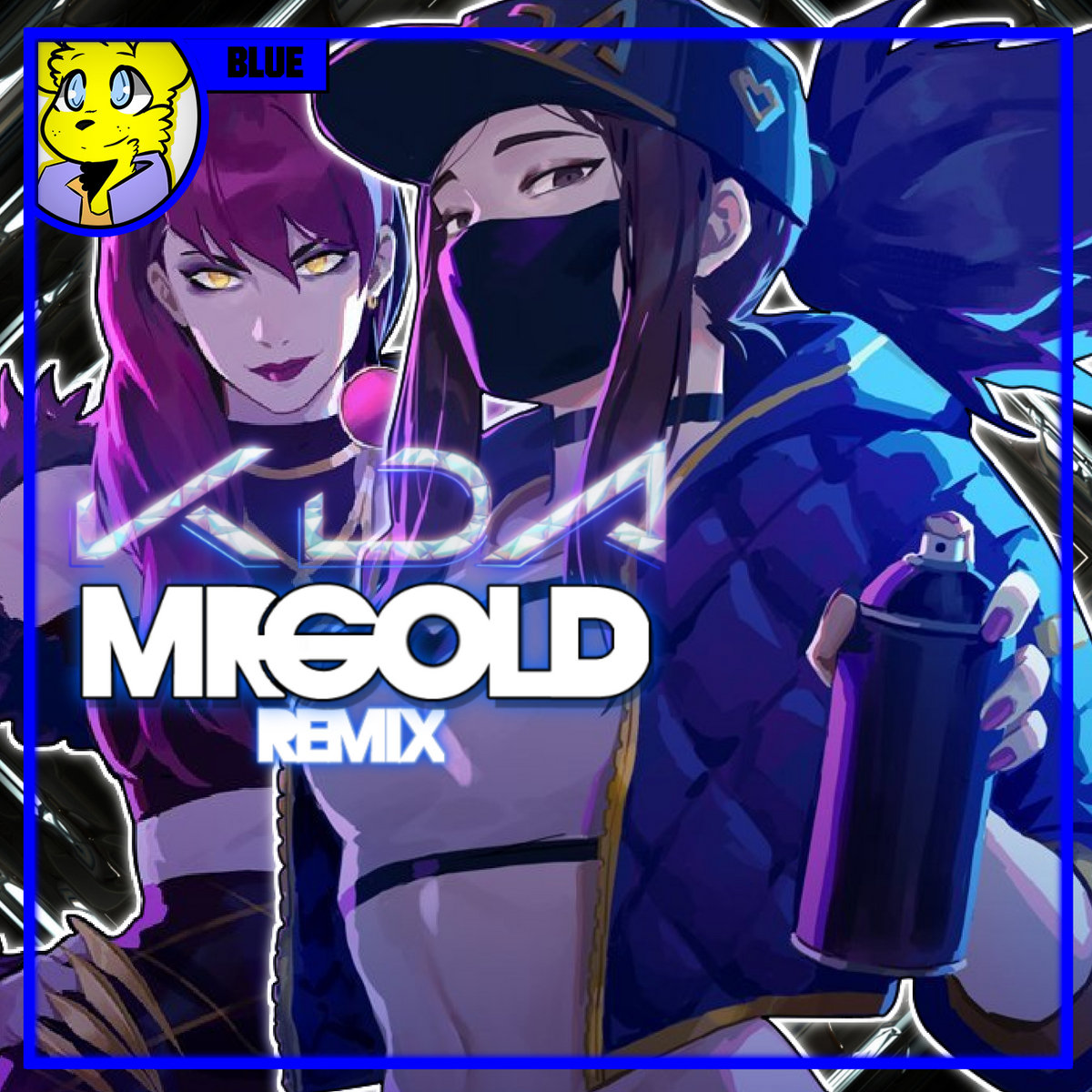 KDA - Pop Stars Remix (Blue Instrumental) - Mr GoLD | KDA, Mr GoLD | Mr Gold