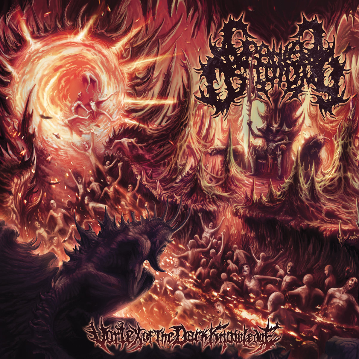 Damnatory / Docta Ignorantia CD デスメタル Vortex of the Dark Knowledge | CRANIAL OSTEOTOMY | Comatose Music
