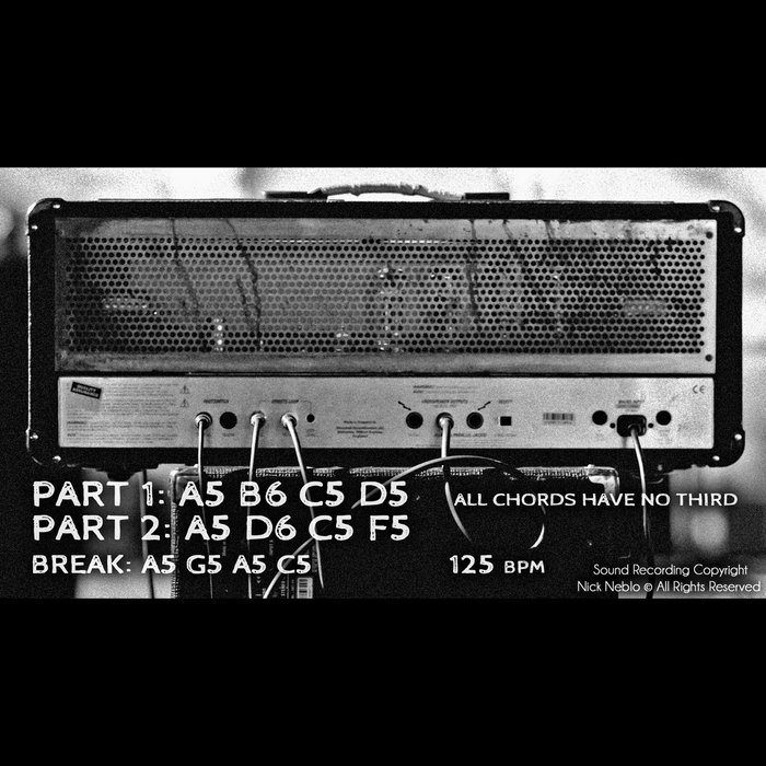 Rock Power Chords Guitar Backing Track A Minor Pentatonic Jam Nick