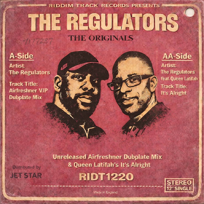 RIDT1220 - The Regulators - Afreshner VIP Dubplate Remix / It's