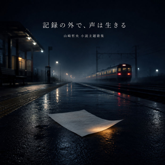 記録の外で、声は生きる ― 山崎哲央 小説主題歌集 ―のBandcamp公式ジャケット