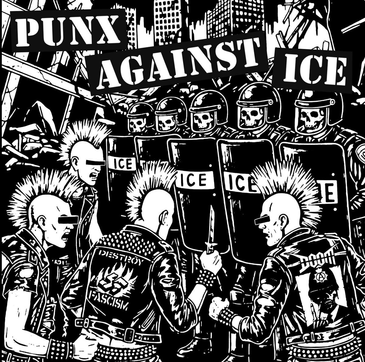 Punx Against ICE [HFY-036] | VARIOUS ARTISTS | HFY! Records