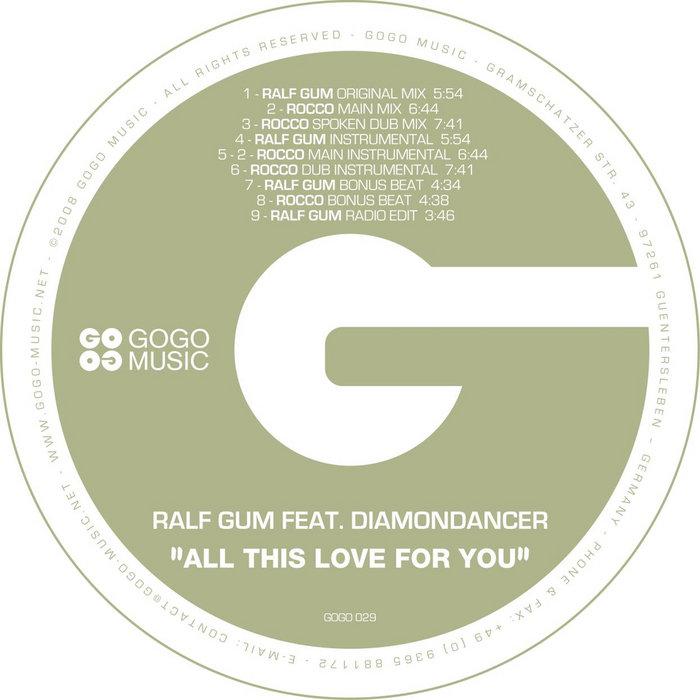 All This Love For You | Ralf GUM feat. Diamondancer | Ralf GUM