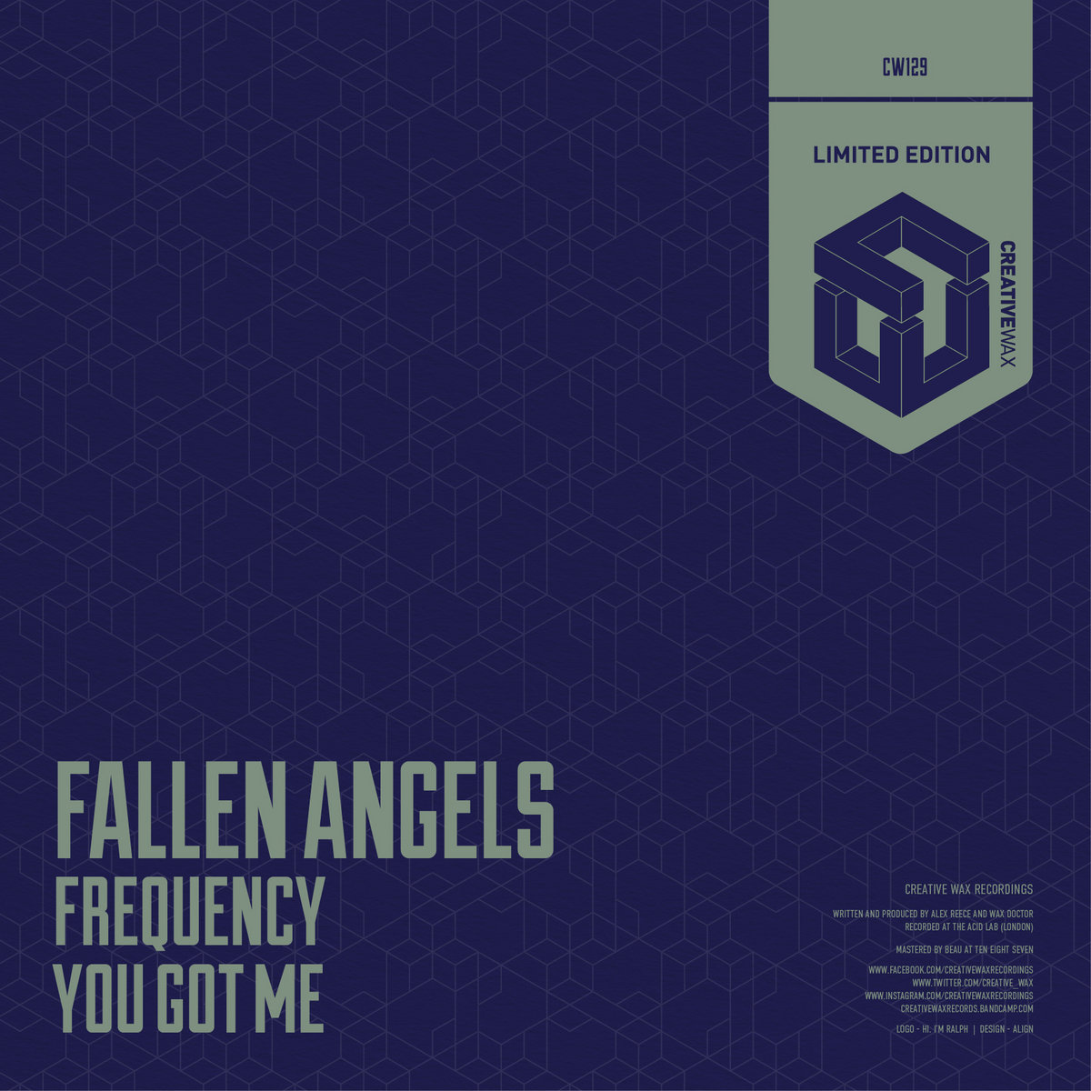 Fallen Angels - Frequency / You Got Me | Creative Wax Recordings