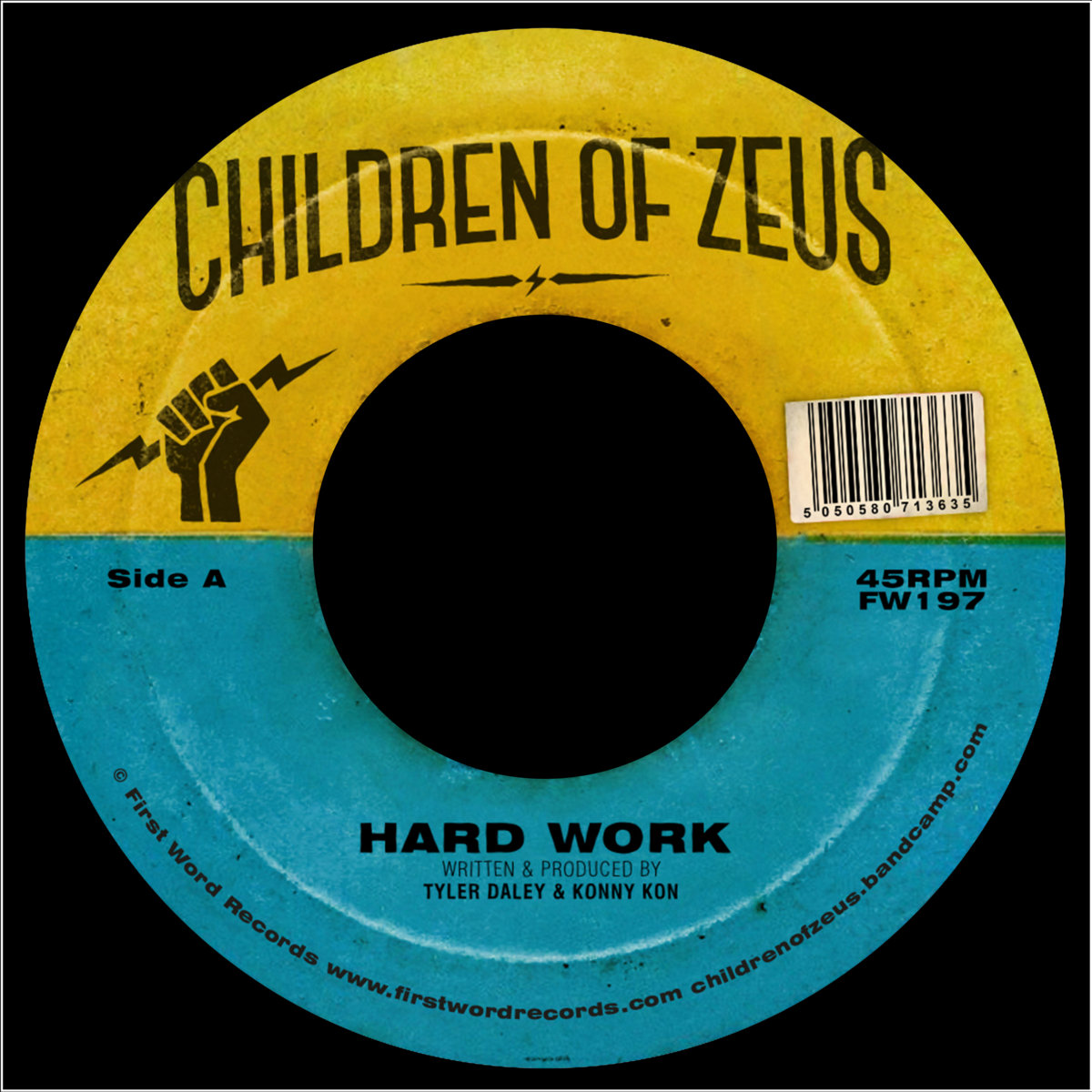 【希少】 レコード Children of Zeus 7inch hiphop Hard Work | Children Of Zeus