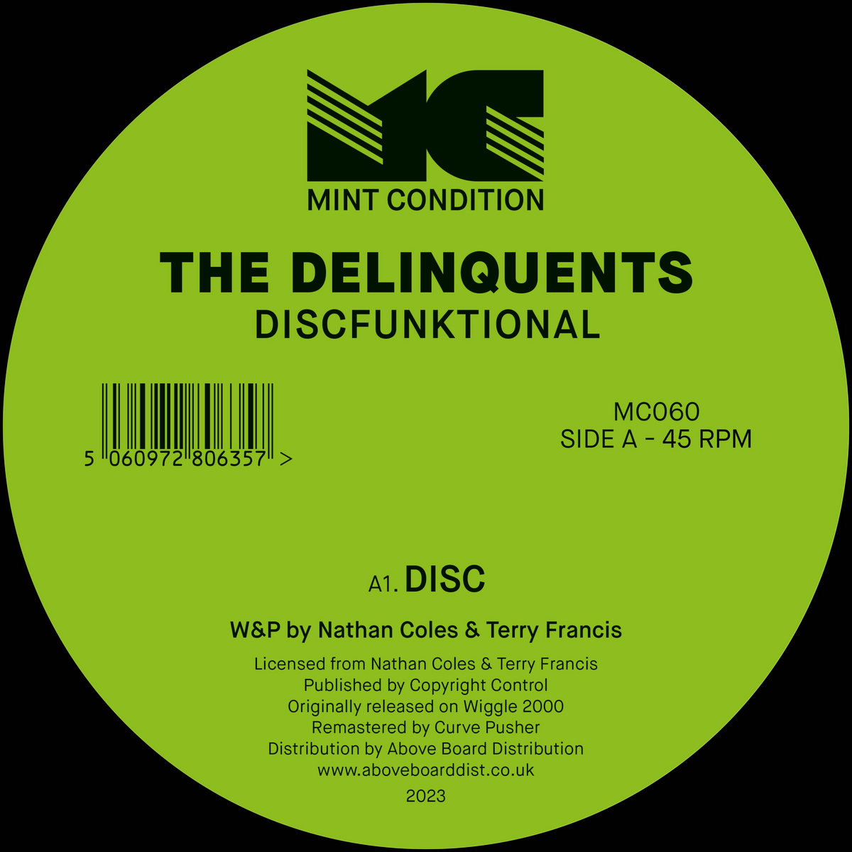 洋楽 THE DELINQUENTS OUTTA CONTROL EP The Delinquents – Outta Control EP – CD (EP), 1995 [r501314
