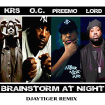Lord Finesse - Brainstorm At Night ft Dj Premier, KRS One and O.C (Djaytiger Remix) cover art