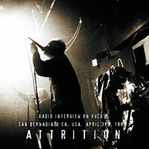 Radio interview on KVCR, San Bernadino, Ca, USA. April 3rd, 1999. cover art