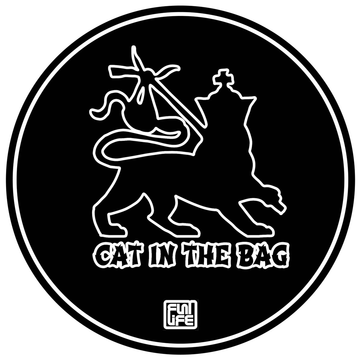 Cat In The Bag 01 ( Make That The Cat Wise ) Transparent & Black Splatter Repress!! cover
