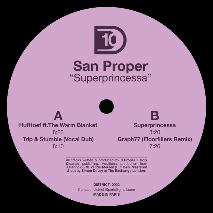 Pochette de San Proper - Superprincessa par San Proper
