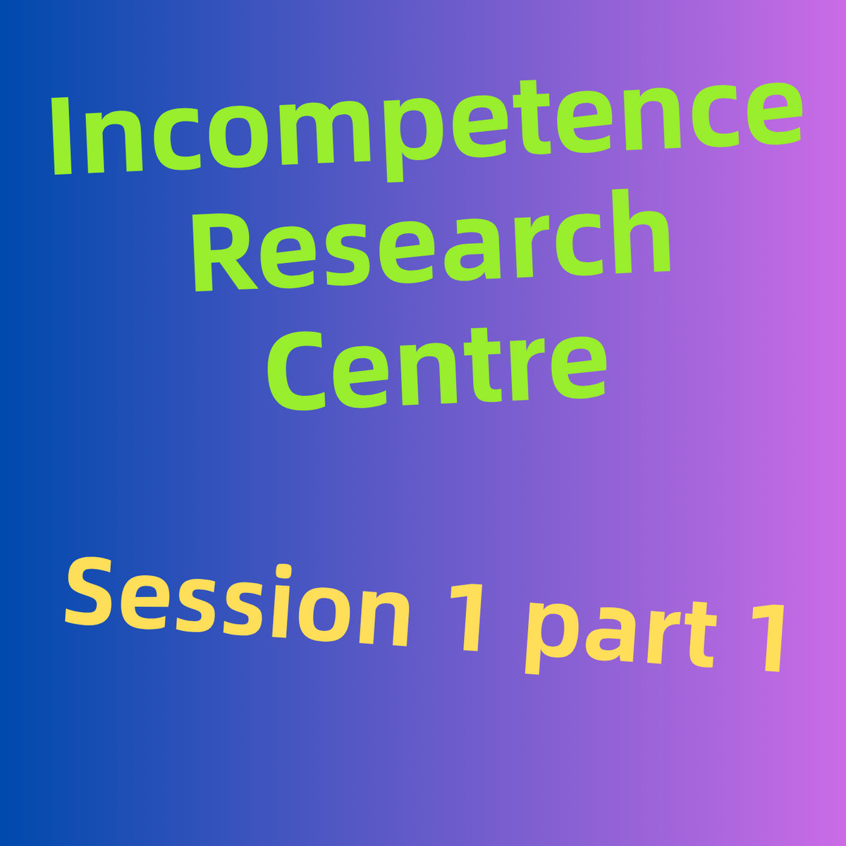 Session 1 Part 1 cover