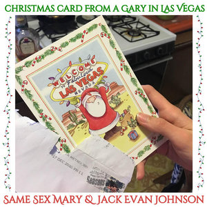 Christmas Card from a Gary in Las VegasSame Sex Mary & Jack Evan Johnson cover