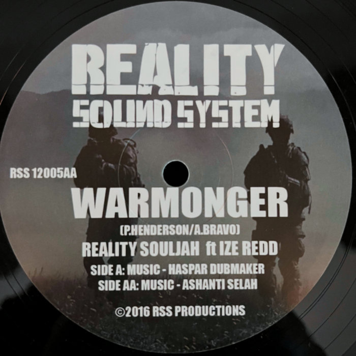 Pochette de Warmonger par Reality SoulJah/Ize Redd