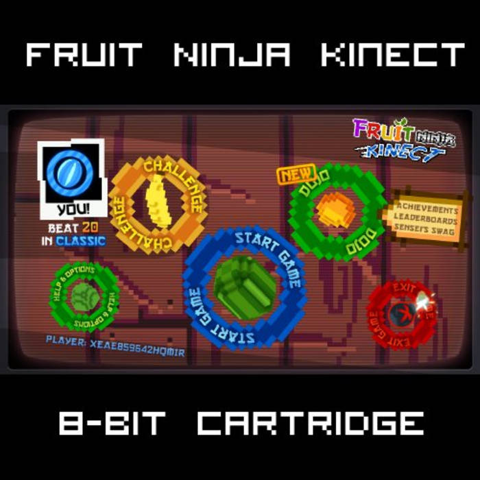 Fruit Ninja Kinect 8-bit Cartridge | Halfbrick Studios