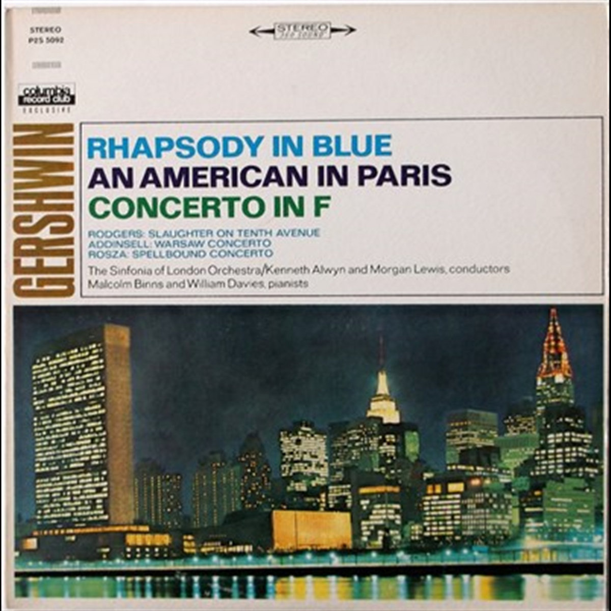 Rhapsody In Blue An American In Paris Concerto In F | George Gershwin