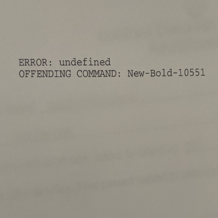 ERROR undefined Paul Maceri