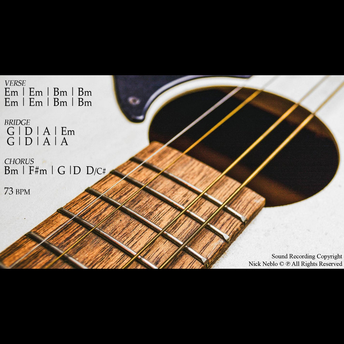 Smooth Acoustic Guitar Ballad Backing Track B Minor Jam Nick Neblo
