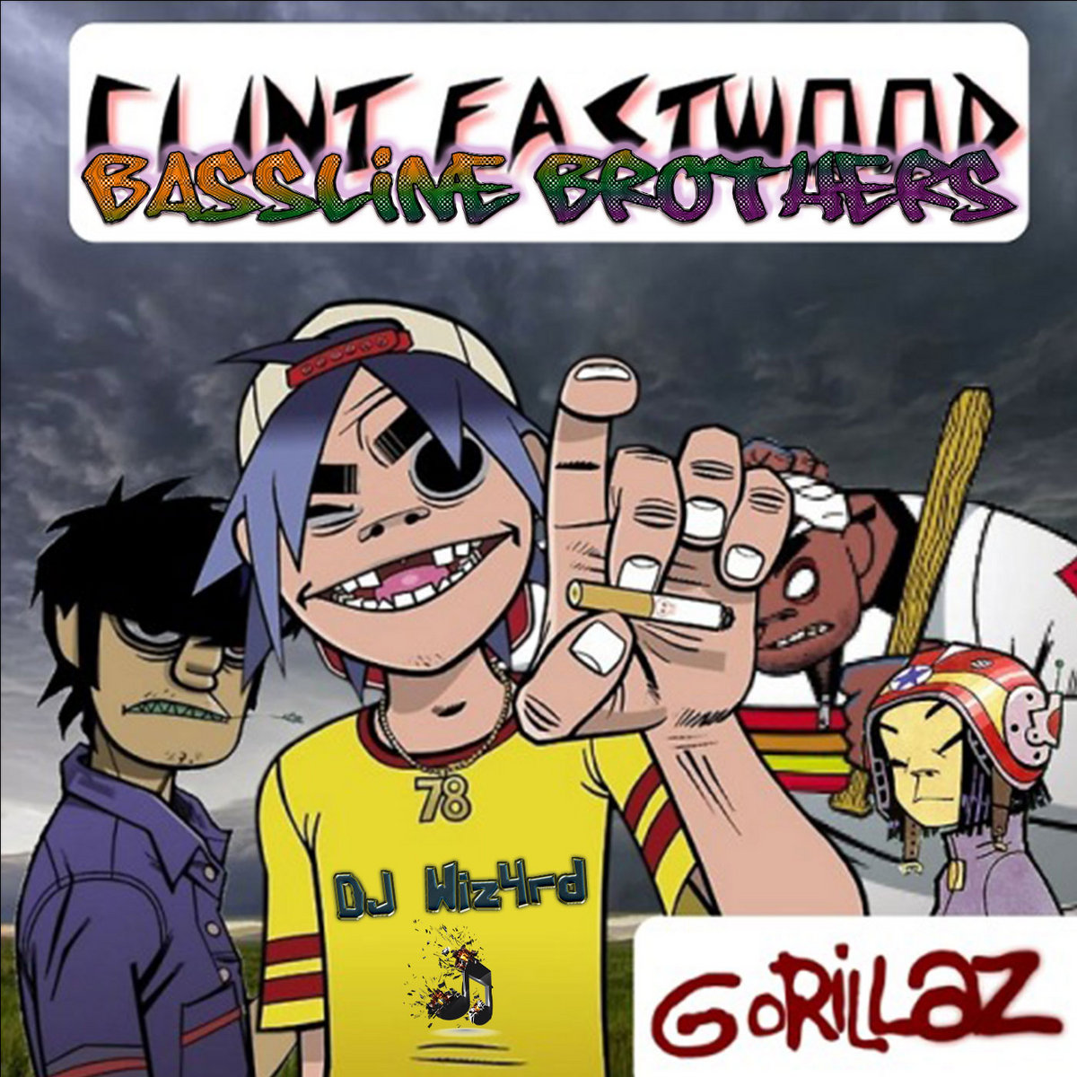 Gorillaz - Clint Eastwood (Bassline - Speed Garage Edit) | DJ Wiz4rd  (BasslineBrothersUK)