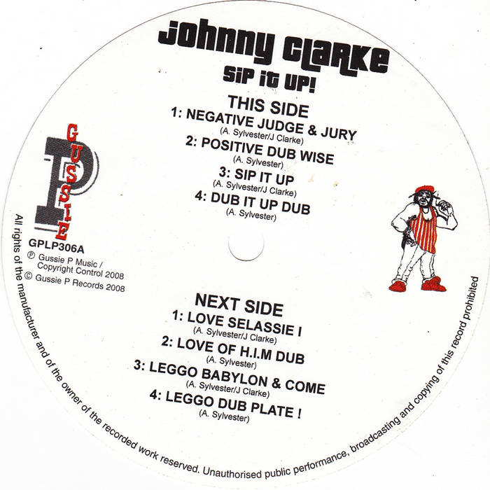英LP Gussie P Johnny Clarke In Dub: Dub Fe Dub Volume 1 (Label Sl