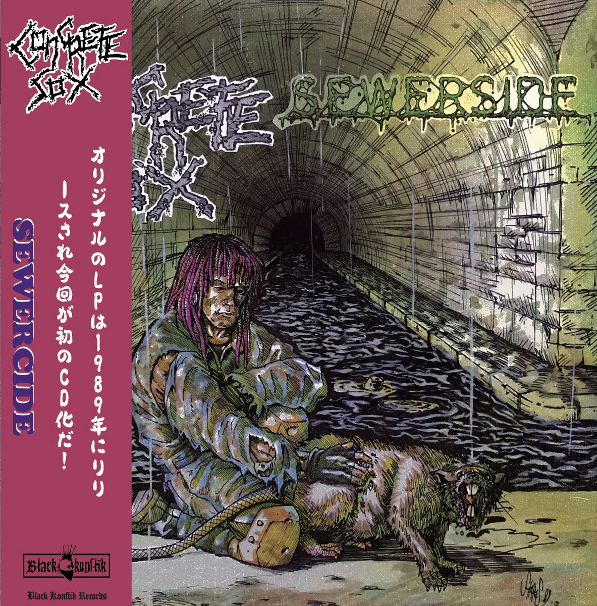CONCRETE SOX - Sewerside | Black Konflik Records