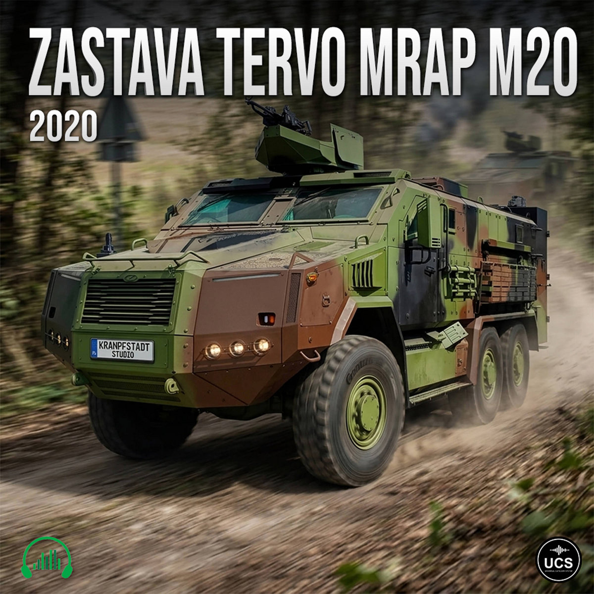 Zastava Tervo MRAP M20 2020 mine-resistant ambush protected armored vehicle