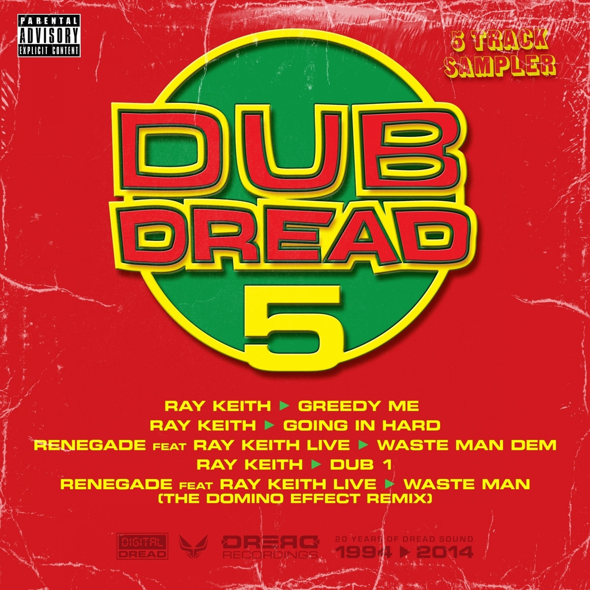 Dub Dread 5 (Sampler) | Ray Keith | Dread Recordings