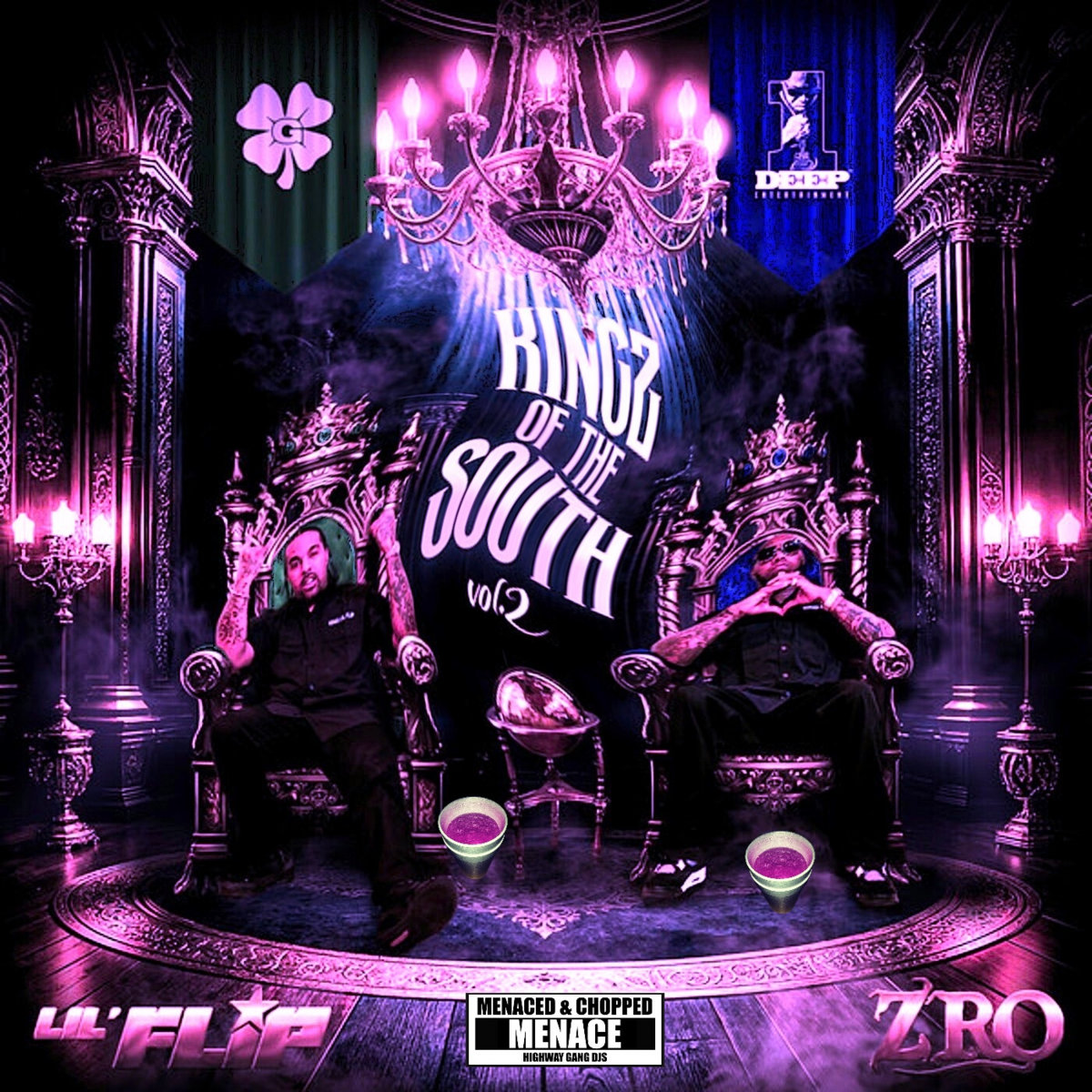 Kingz Of The South Vol.2 Menaced & Chopped | LIL FLIP x Z-RO | Menaced ...