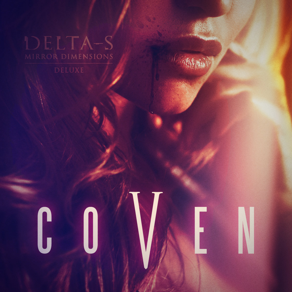 coven deluxe edition delta s blood stain letters album cover