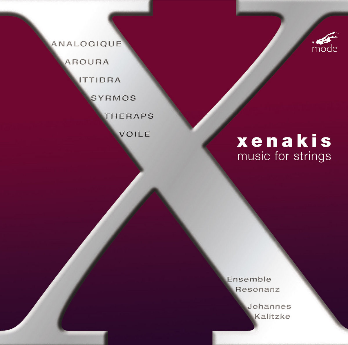 【T8650】Iannis Xenakis Xenakis Edition 6: Music for Strings (mode152) | Iannis Xenakis