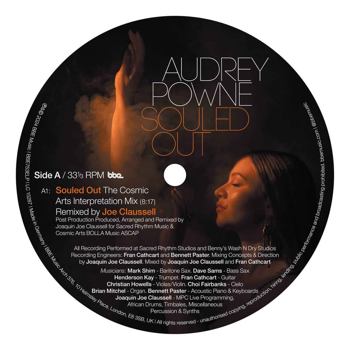 英LP Audrey Powne Souled Out / Feed The Fire (Joe Claussell / Atjazz  BBE753ELP BBE /00260 a2632670511_10.jpg