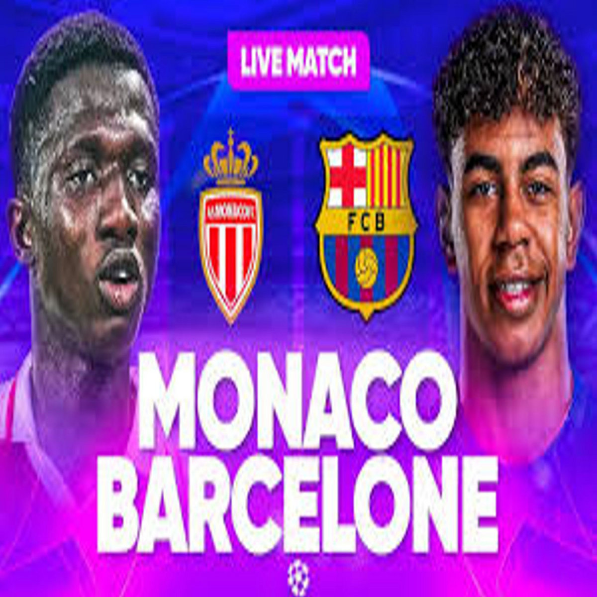 !VOIR..MaTCH! Monaco Barcelone en direct Streaming Ligue des
