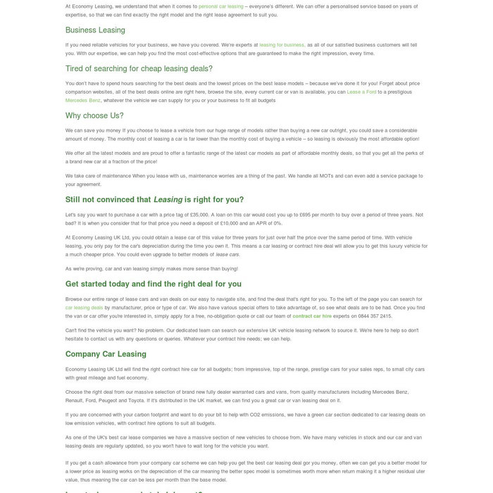 best van contract hire deals