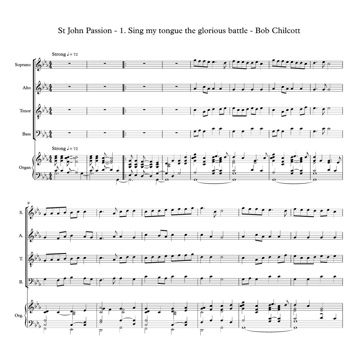 St John Passion (Tenor parts) Bob Chilcott Choral Music Practice Files