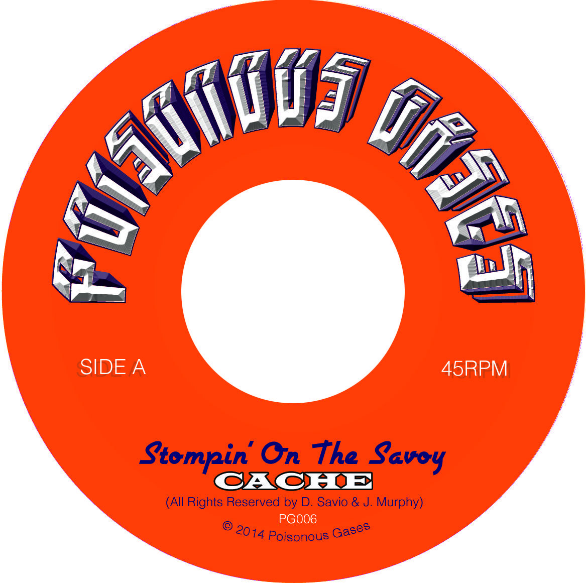 Stompin' On The Savoy // Rubbin' On Rubber | CACHE | poisonous gases