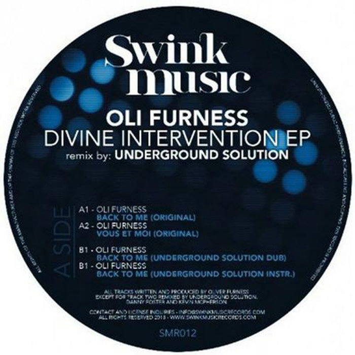 Oli Furness - Divine Intervention EP (incl. Underground Solution Remix) cover