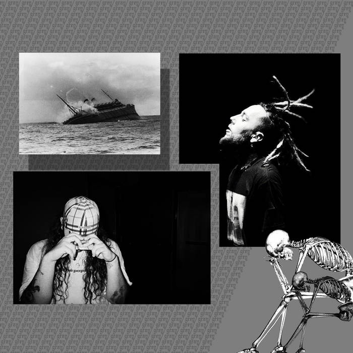 gray photo album