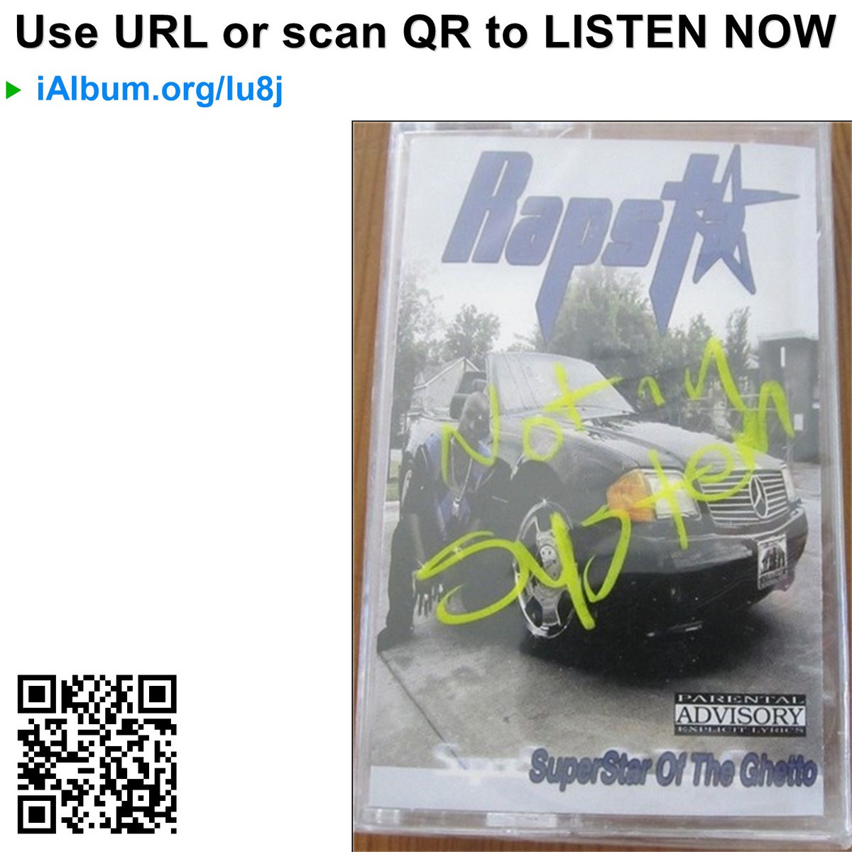 G RAP RAPSTA SuperStar Of The Ghetto 新品 SuperStar Of The Ghetto | Rapsta