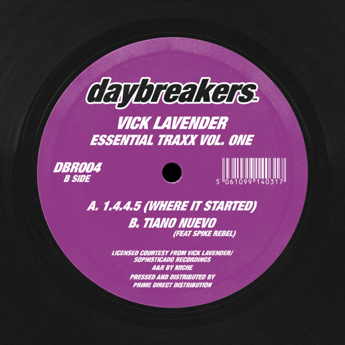 Pochette de Vick Lavender Essential Traxx vol. 1 par Vick Lavender