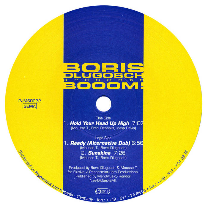 Hold Your Head Up High | Boris Dlugosch | Peppermint Jam Records