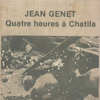 JEAN GENET QUATRE HEURES À CHATILA Cover Art