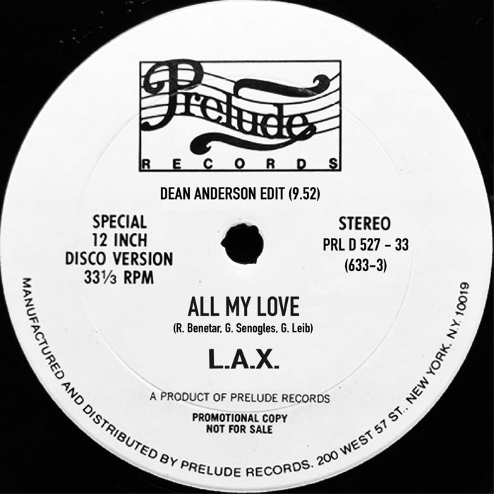 L.A.X. - All My Love (Dean Anderson Edit) | Seven Ashrams