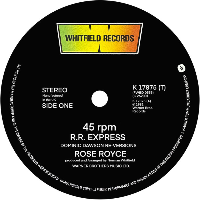 R. R. Express (Dominic Dawson Re-Versions) | Rose Royce | Dominic Dawson