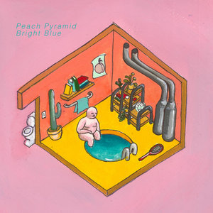 Peach Pyramid — Bright Blue